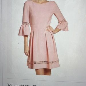 Eliza J Pink Bell Sleeve dress. Size 12